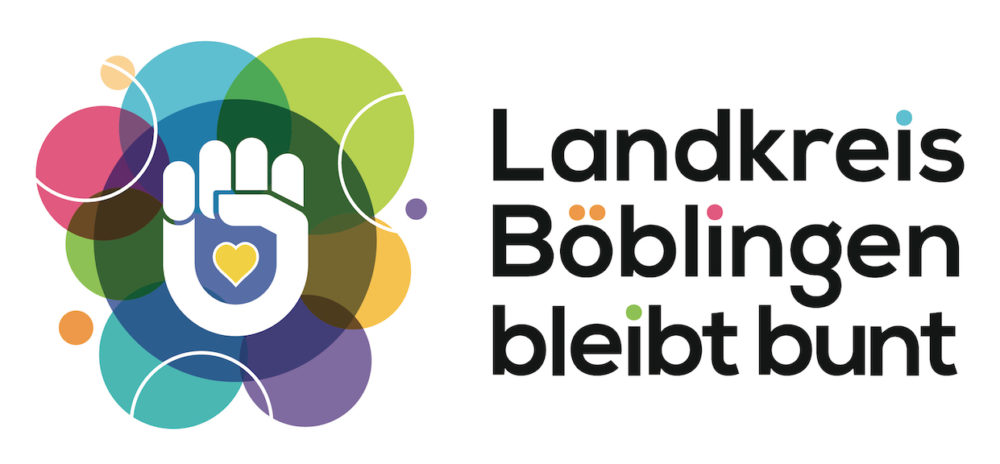Wir unterstützen die Initiative für Vielfalt und Weltoffenheit “Landkreis Böblingen bleibt bunt”